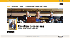 Desktop Screenshot of karolien-grosemans.be